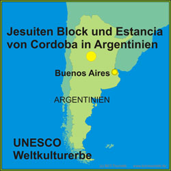 Jesuiten Block und Estancia von Cordoba sind UNESCO Welterbe
